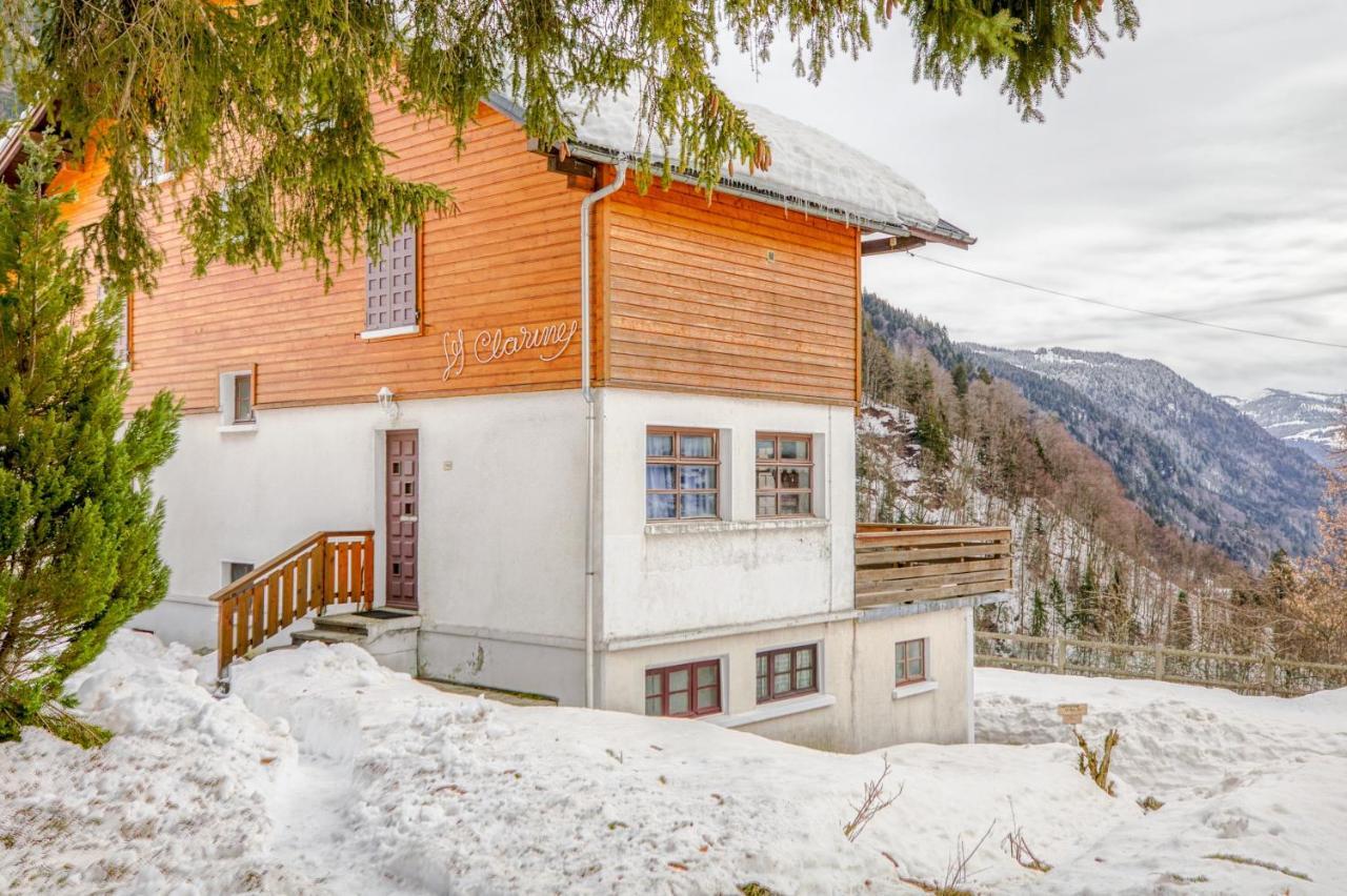 Les Clarines - 3 Chambres Et Jardin - Magnifique Vue La Giettaz Exterior photo